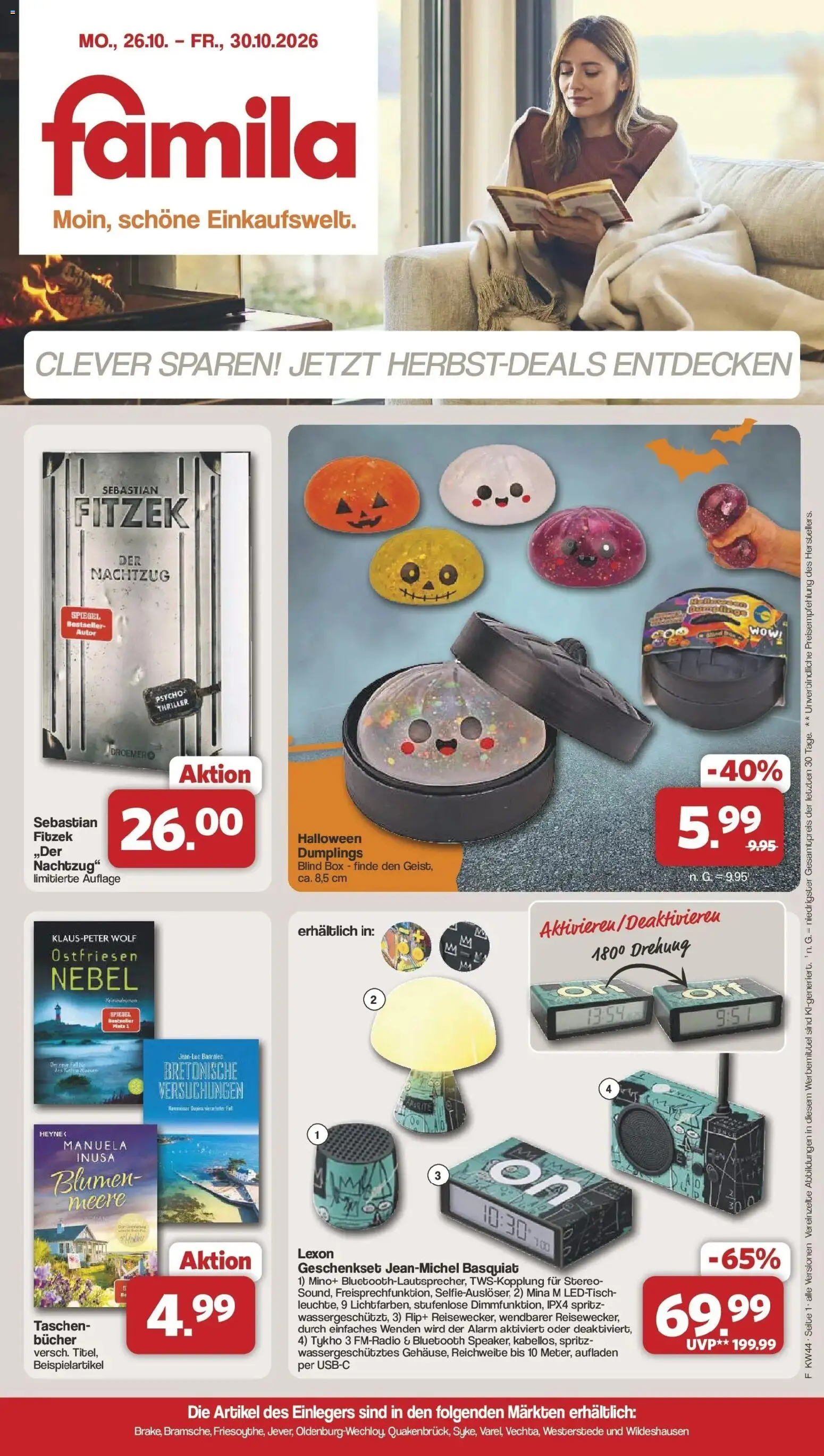 Vorschau von dem Prospekt des Geschäftes Famila Nordwest, gültig ab dem 26.10.2026