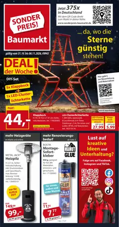 Vorschau von dem Prospekt des Geschäftes Sonderpreis Baumarkt, gültig ab dem 31.10.2026