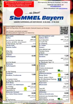 Vorschau von dem Prospekt des Geschäftes Simmel, gültig ab dem 22.06.2026