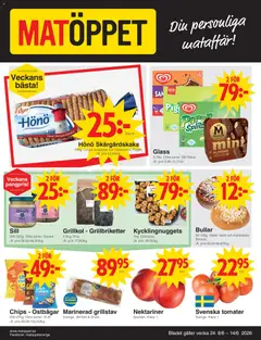 Förhandsgranska reklamblad Matöppet erbjudanden från butik Matöppet gäller från 08/06/2026