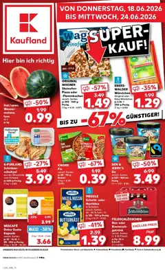Vorschau von dem Prospekt des Geschäftes Kaufland, gültig ab dem 18.06.2026
