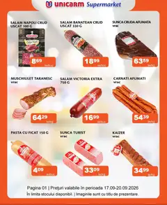 Previzualizarea de cataloage: Unicarm Unicarm Catalog Carne valabil de la 17.09.2026