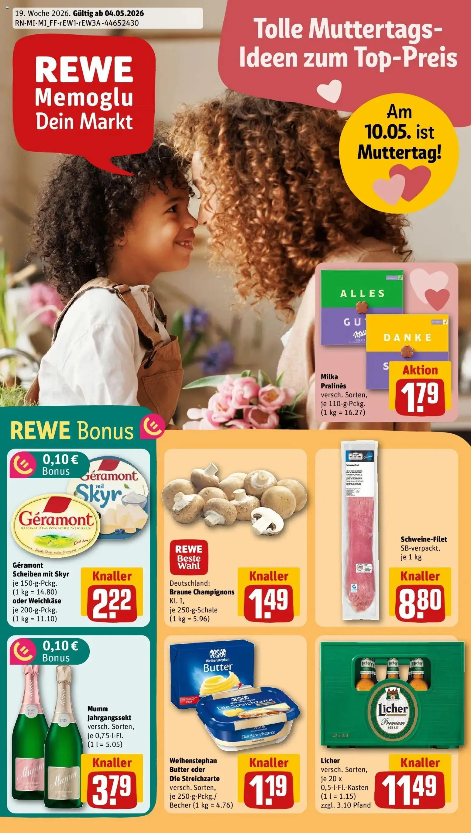 Vorschau von dem Prospekt des Geschäftes Rewe, gültig ab dem 04.05.2026