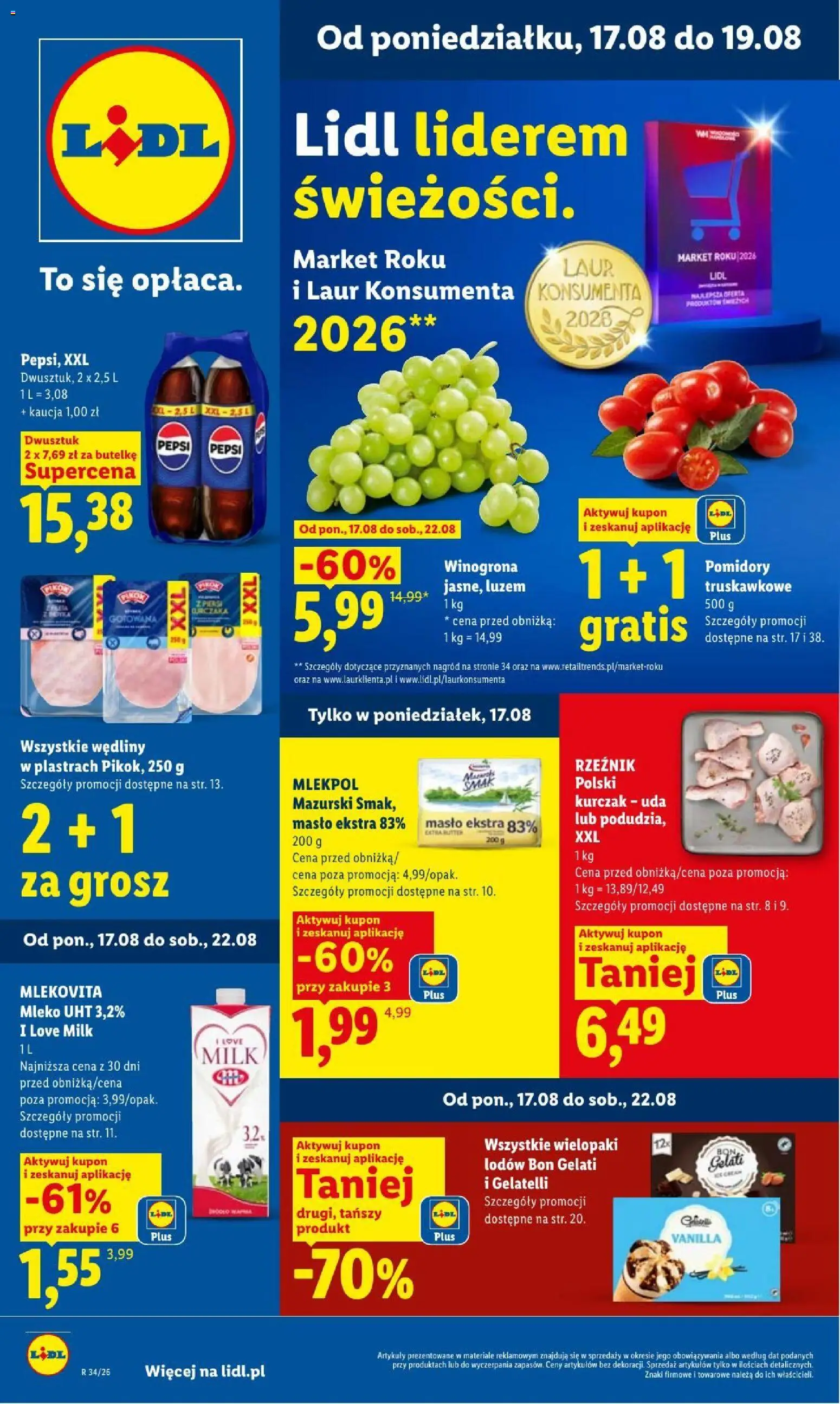 Pogląd gazetki "Lidl gazetka" ze sklepu Lidl ważnej od 17.08.2026