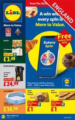 Preview of Lidl Weekly offers Lidl valid from 30/07/2026