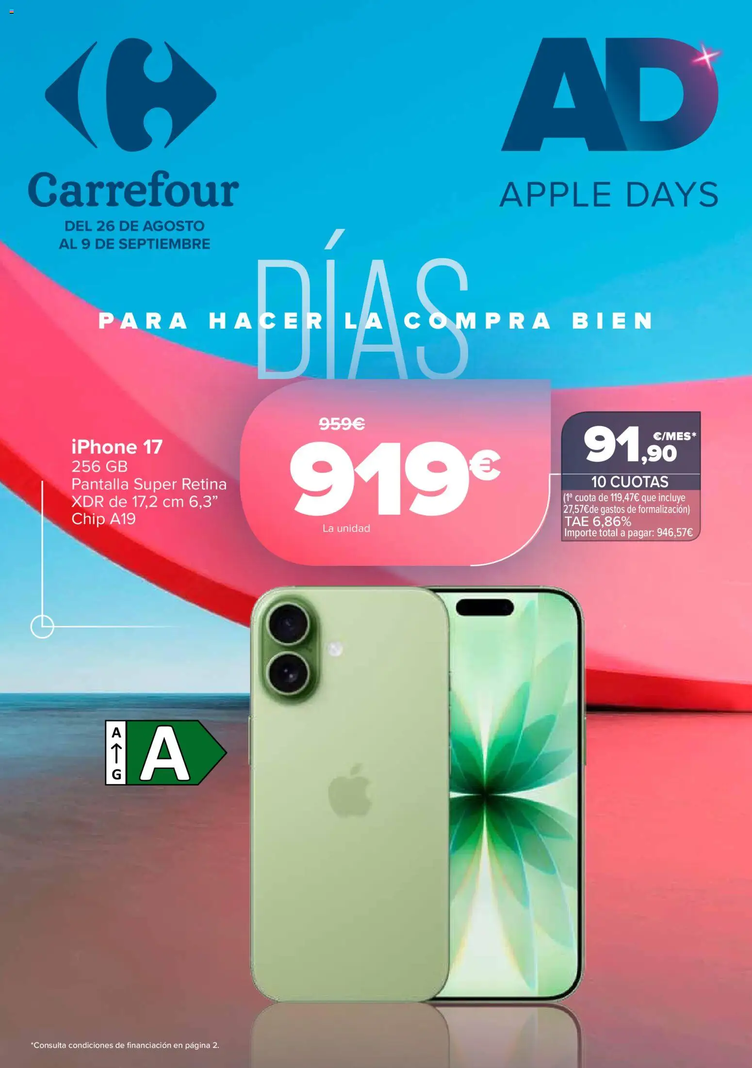 Vista previa del folleto de la tienda Carrefour válido desde el 26/08/2026 - Apple, Iphone, Smartphone