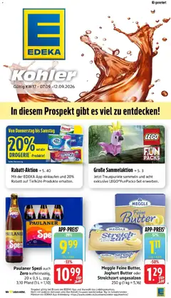 Vorschau von dem Prospekt des Geschäftes Edeka, gültig ab dem 07.09.2026