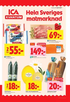 Förhandsgranska reklamblad Aktuella erbjudanden från butik ICA Kvantum gäller från 13/07/2026