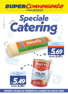Anteprima dell'opuscolo SuperConveniente volantino Catering Enna, Misterbianco dal negozio SuperConveniente valido da 10/07/2026
