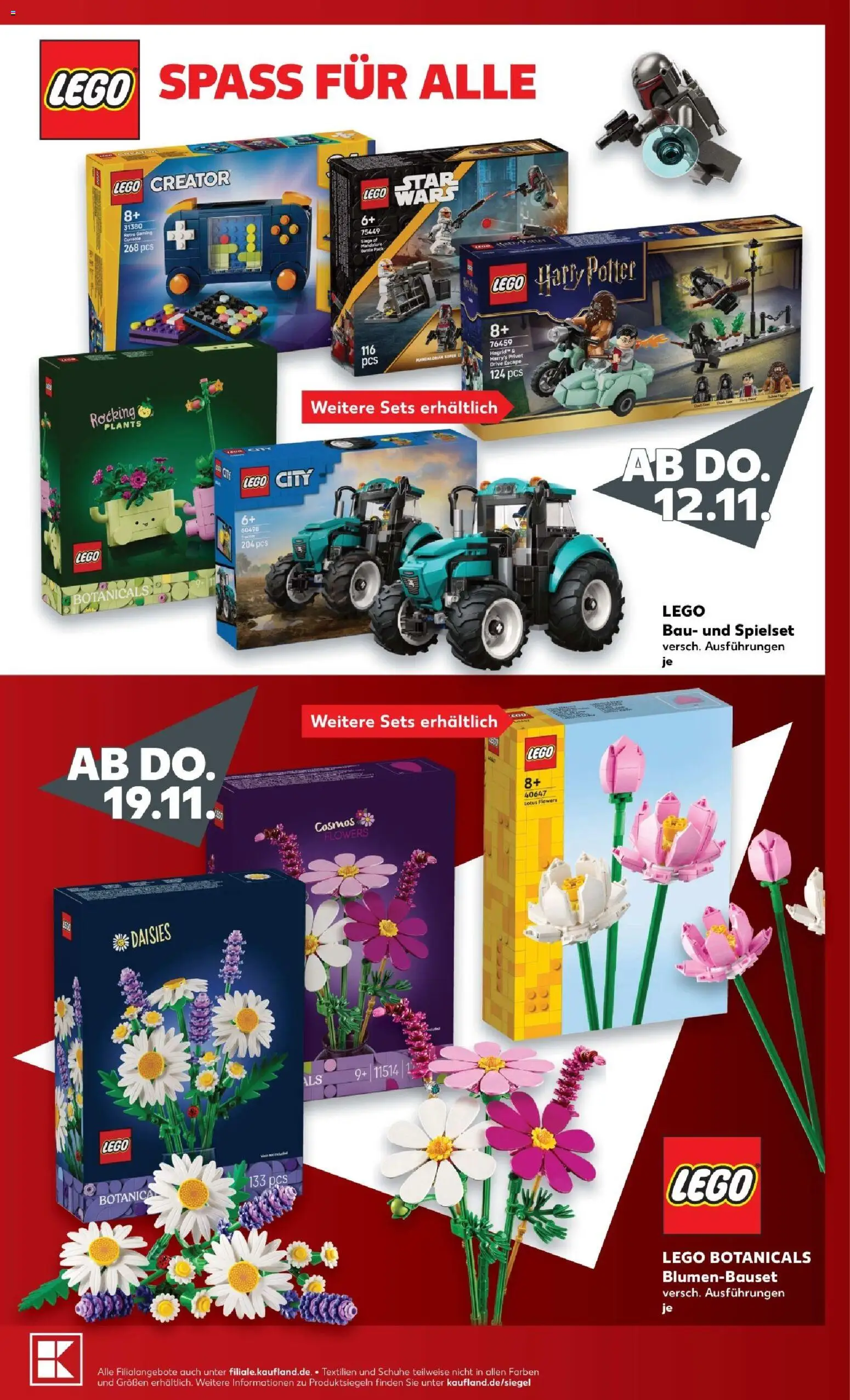 Vorschau von dem Prospekt des Geschäftes Kaufland, gültig ab dem 12.10.2026 - LEGO Harry Potter