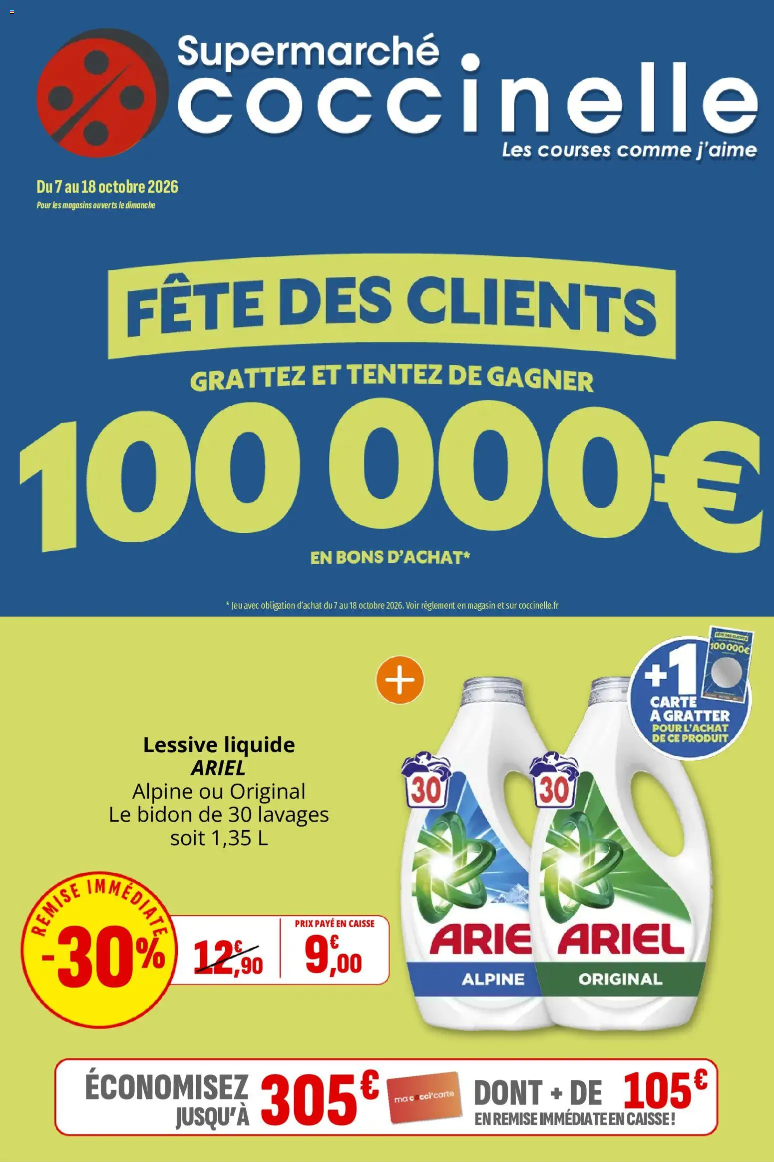 Prévisualisation de Coccinelle catalogue du magasin Coccinelle formulaire valide 07/10/2026