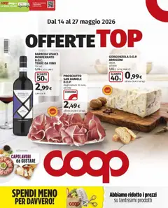 Anteprima dell'opuscolo COOP volantino Offerte Top Legnano dal negozio COOP valido da 14/05/2026