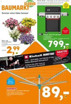 Vorschau von dem Prospekt des Geschäftes Globus Baumarkt, gültig ab dem 12.07.2026