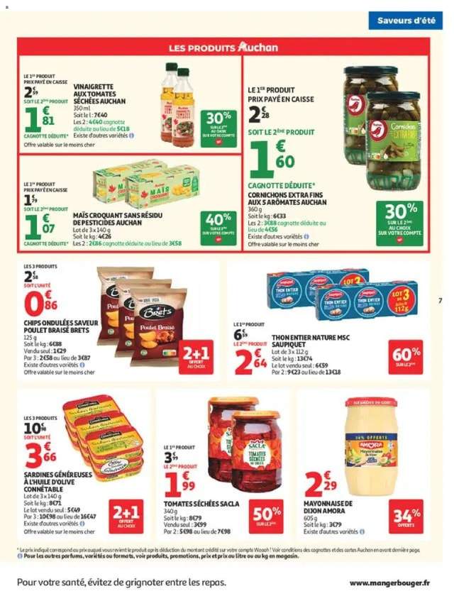 Nouveau catalogue Auchan à partir du 28/07