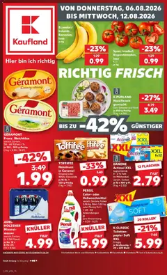 Vorschau von dem Prospekt des Geschäftes Kaufland, gültig ab dem 06.08.2026