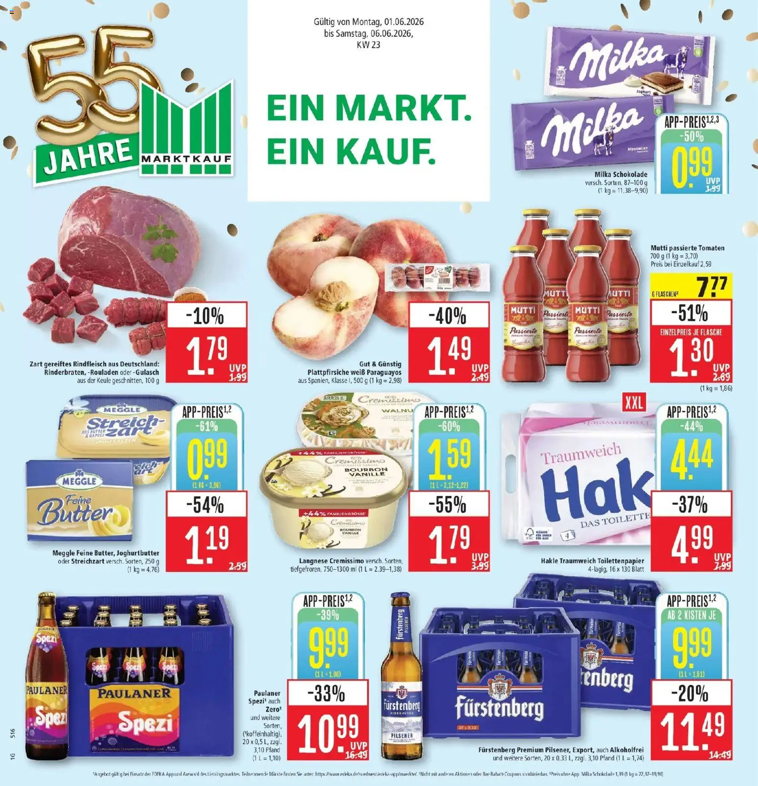 Vorschau von dem Prospekt des Geschäftes Marktkauf, gültig ab dem 01.06.2026