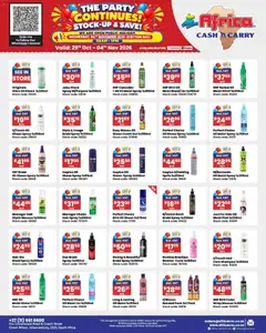 Preview of Africa Cash & Carry flyer valid from 29/10/2026