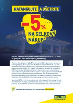 Náhľad Metro letáku platného od 29.10.2026