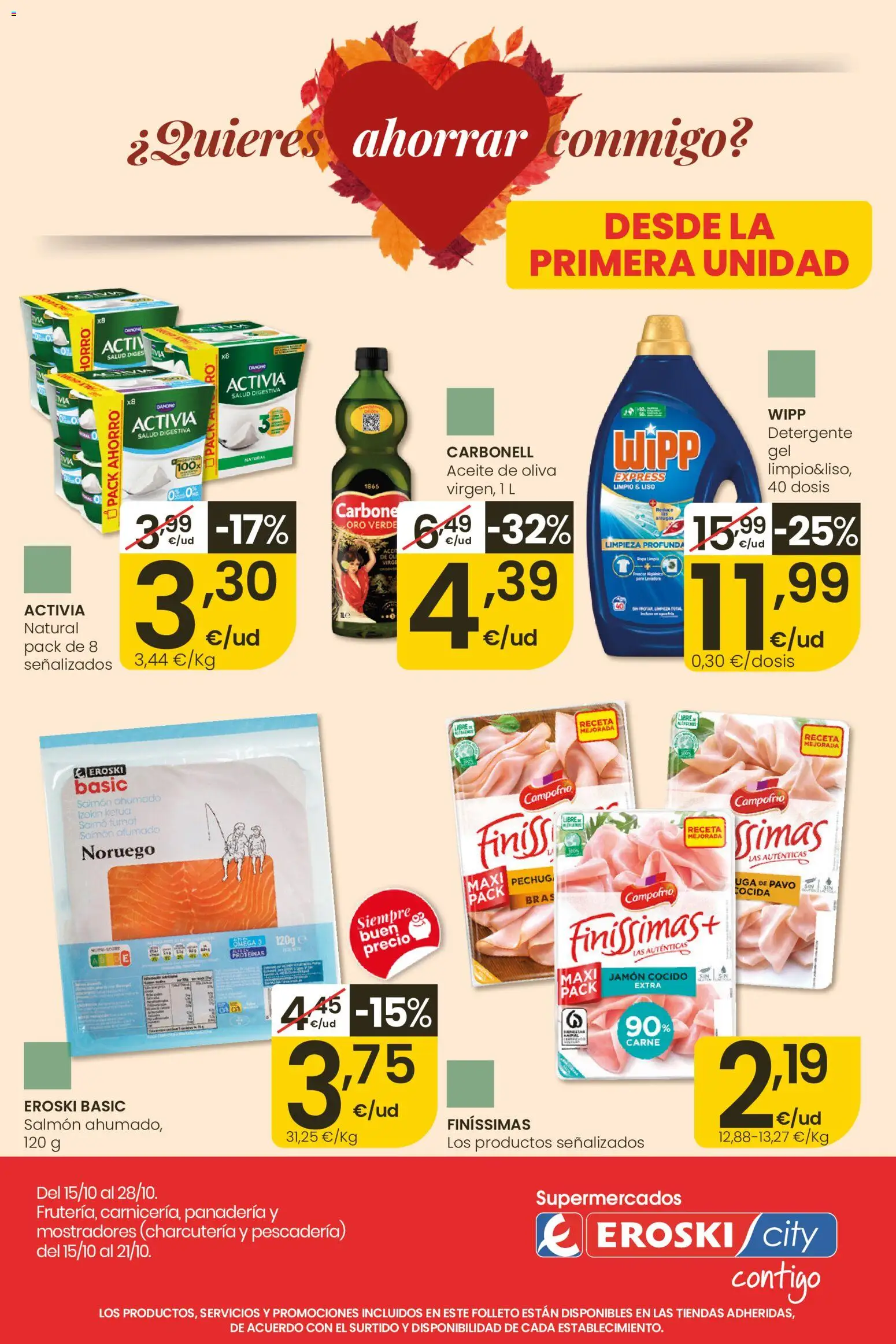 Vista previa del folleto de la tienda Eroski válido desde el 15/10/2026 