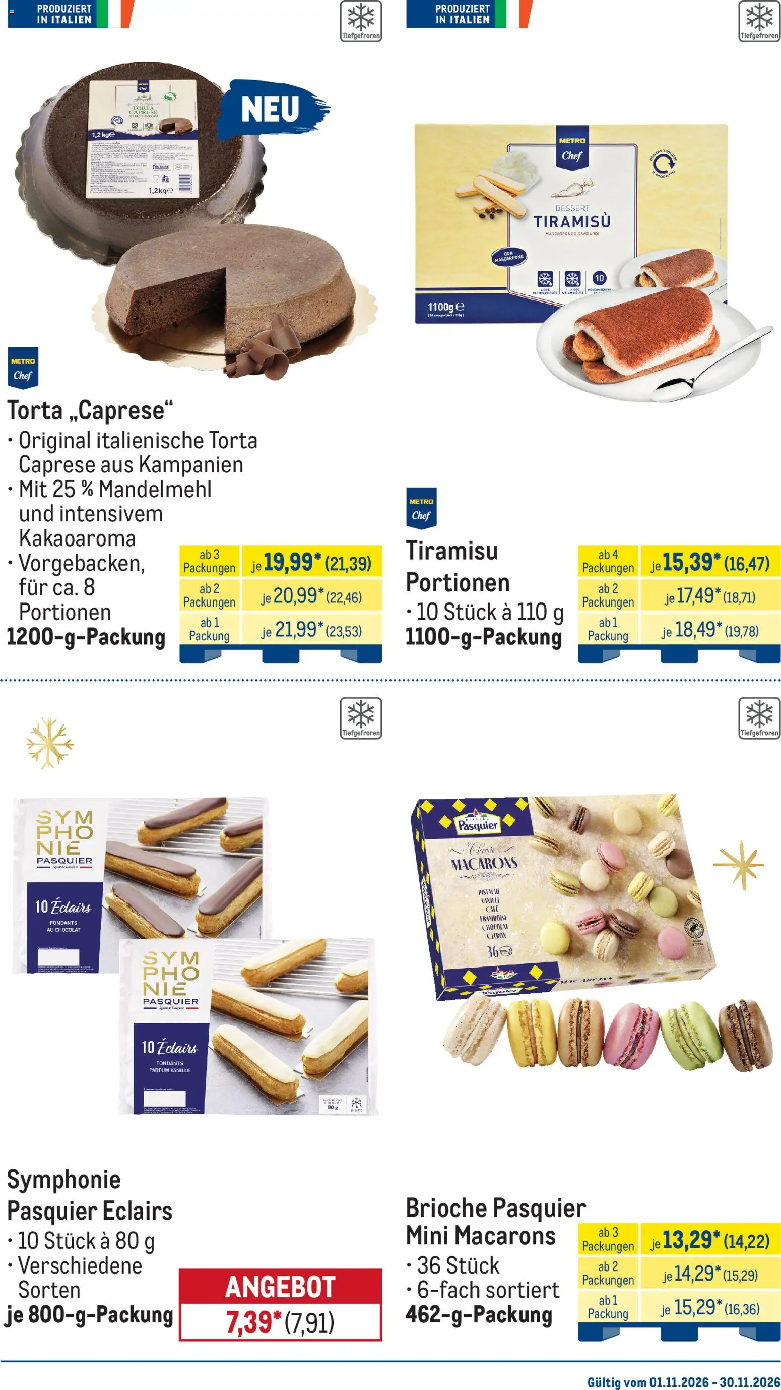 Vorschau von dem Prospekt des Geschäftes Metro, gültig ab dem 01.11.2026 - Parfüm, Mascarpone, Vanille