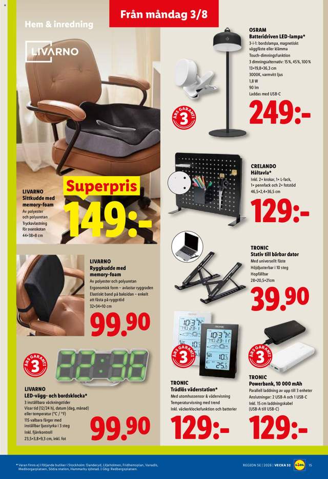 Nytt Lidl reklamblad från 03/08