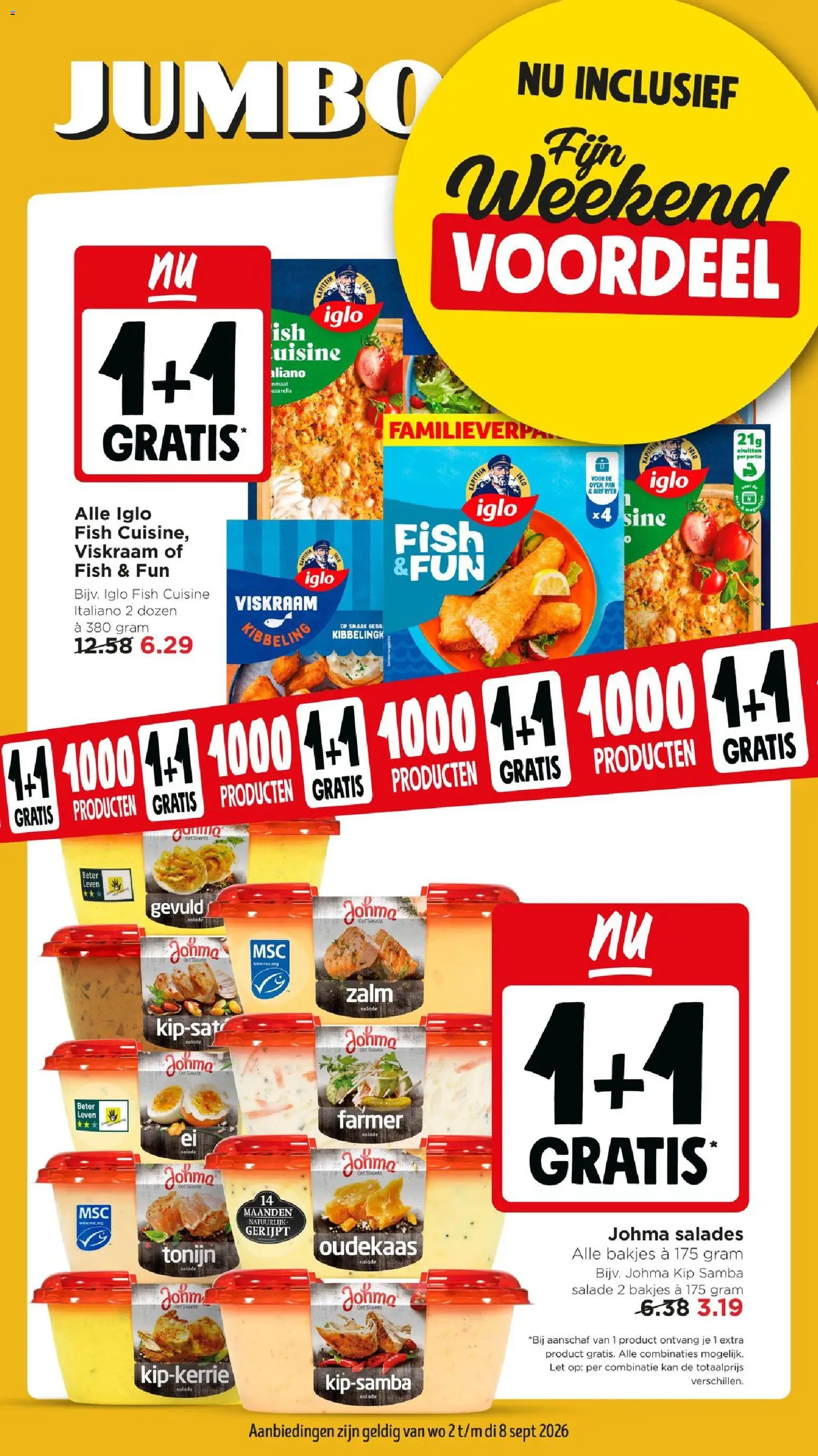 Voorbeeld van Jumbo folder - weekend van winkel Jumbo geldig vanaf 02-09-2026