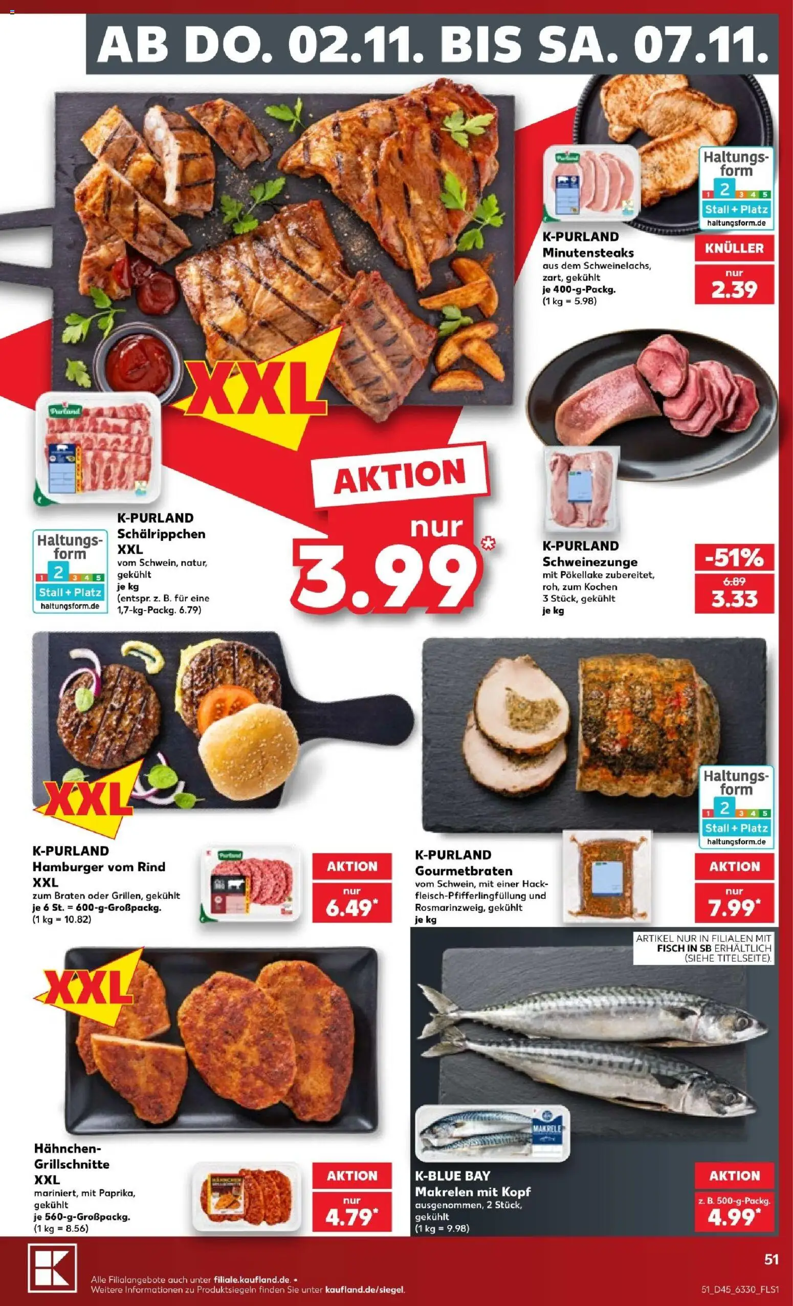 Vorschau von dem Prospekt des Geschäftes Kaufland, gültig ab dem 31.10.2026 - Fisch, Hahnchen