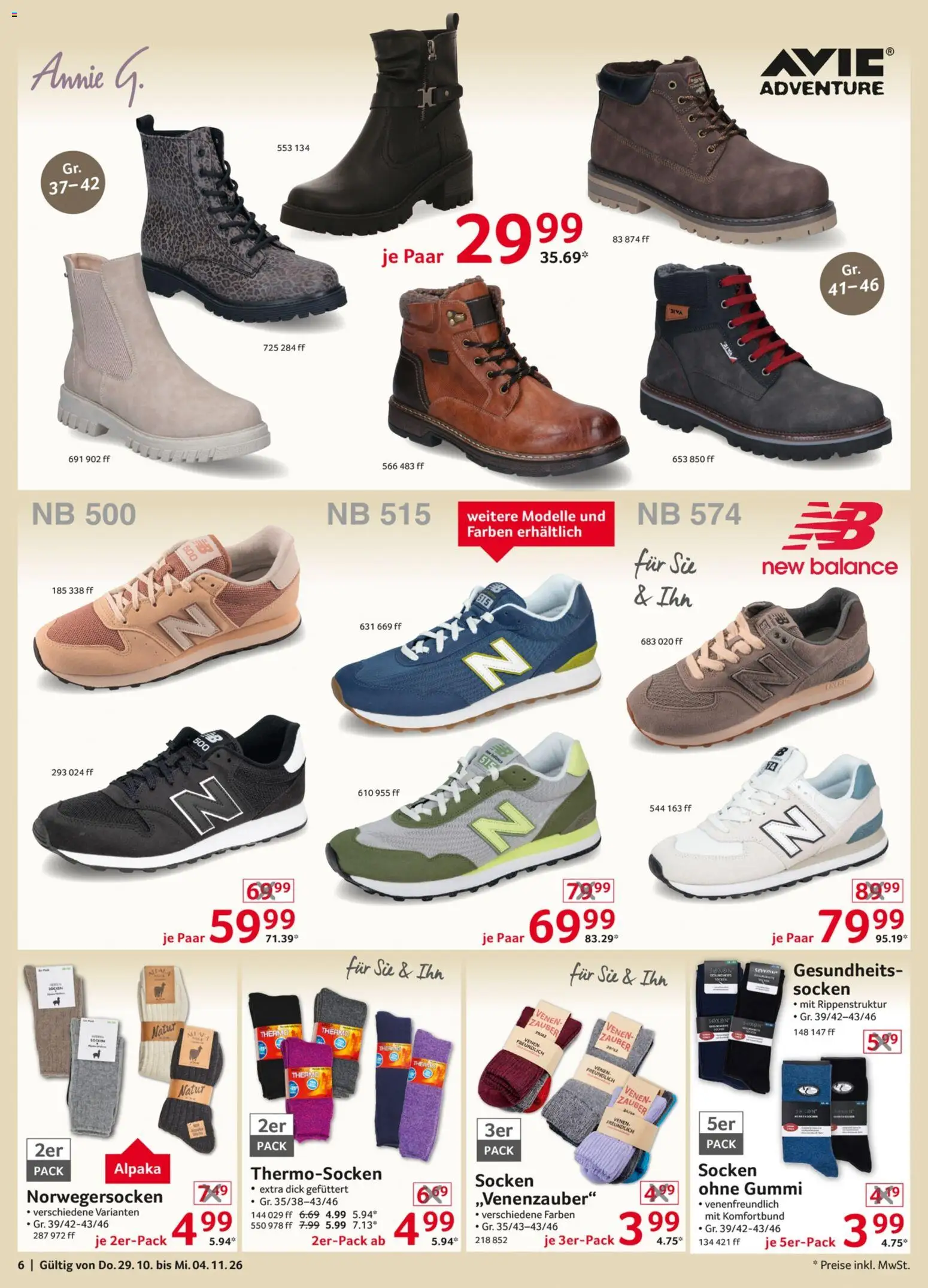 Vorschau von dem Prospekt des Geschäftes Selgros, gültig ab dem 29.10.2026 - Socken