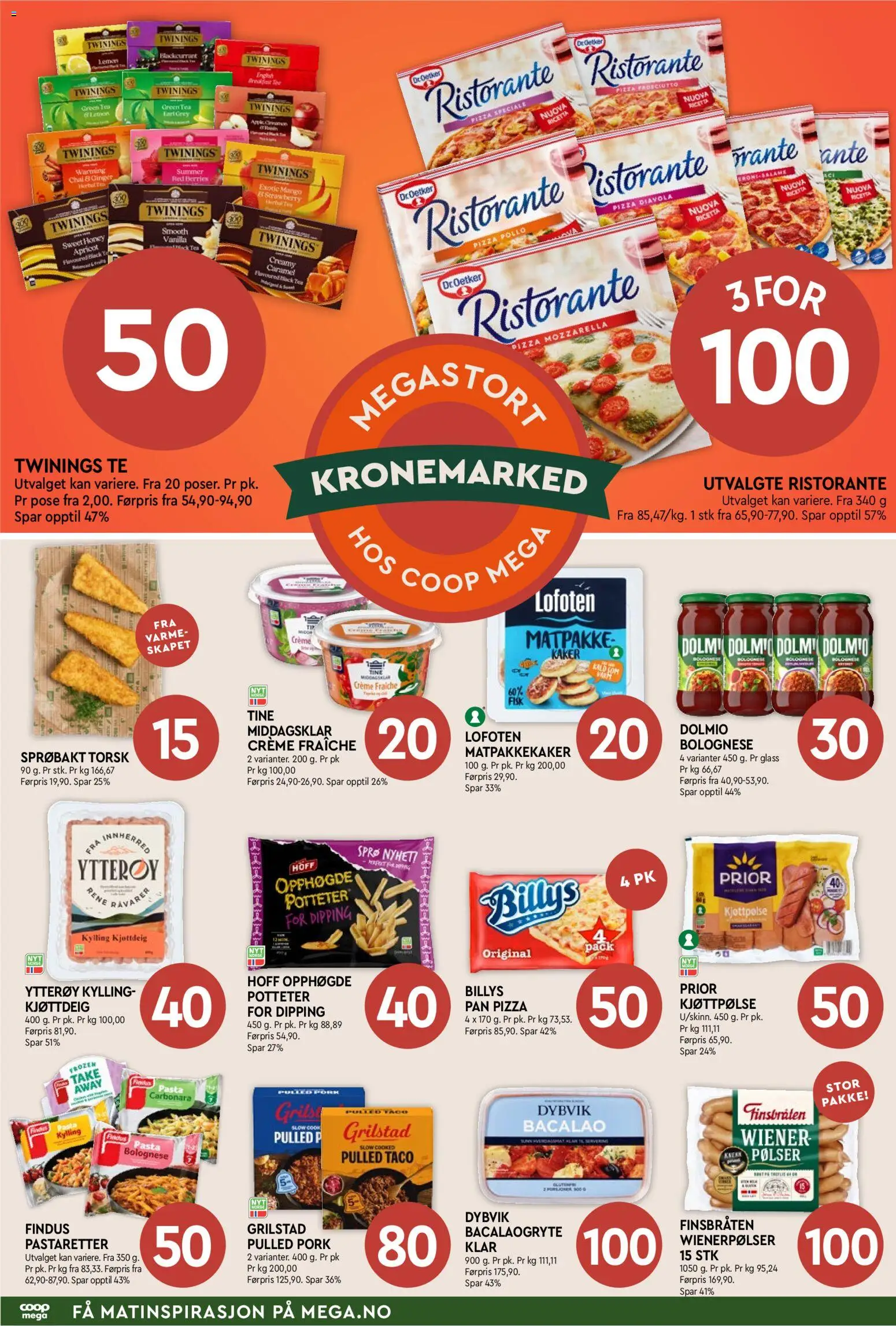 Forhåndsvis Coop Mega Mega Helg fra butikk Coop Mega gyldig fra 13/08/2026