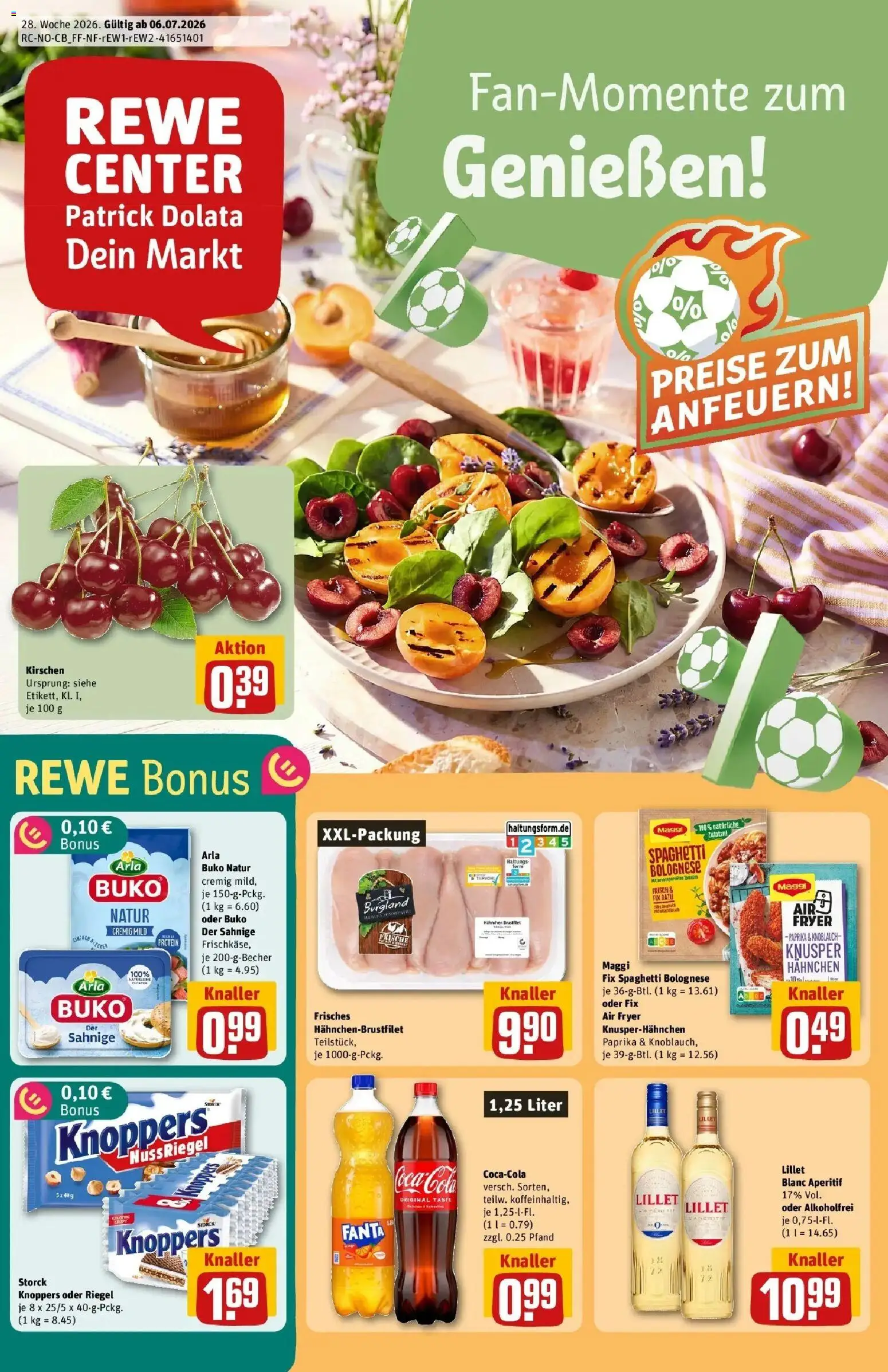 Vorschau von dem Prospekt des Geschäftes Rewe, gültig ab dem 06.07.2026