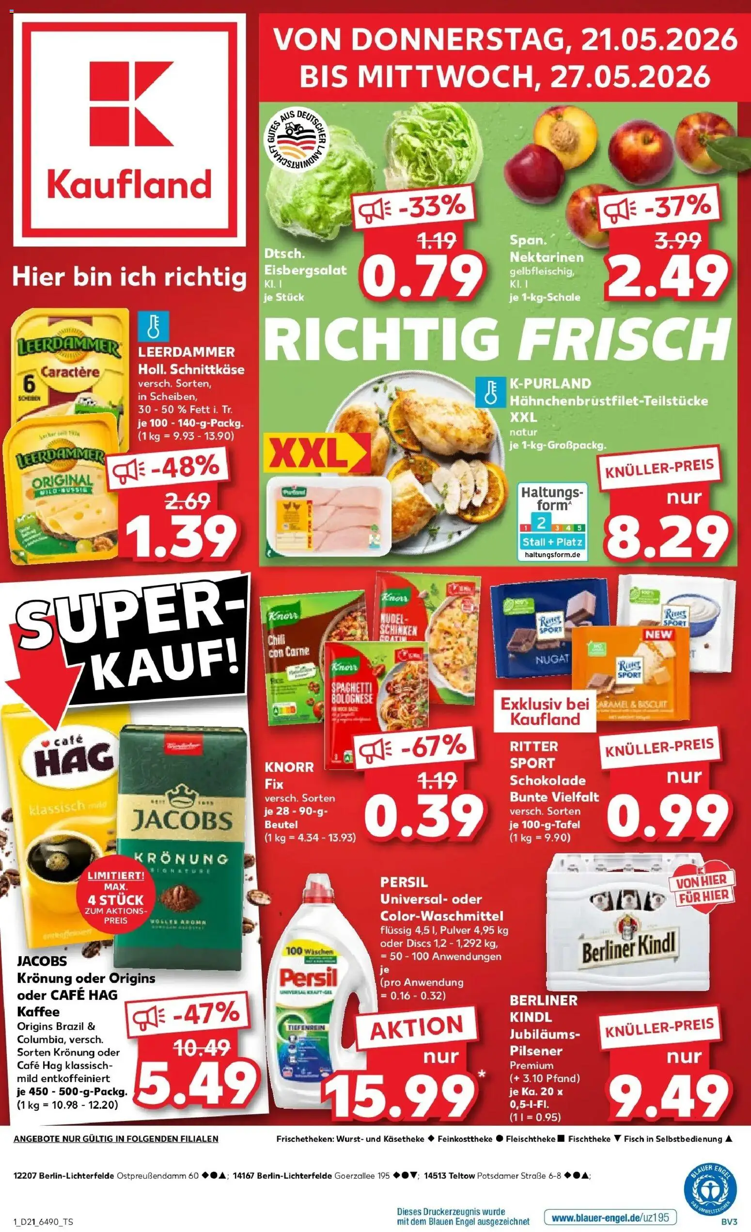 Vorschau von dem Prospekt des Geschäftes Kaufland, gültig ab dem 21.05.2026