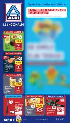 Prévisualisation de Aldi folder semaine 35 du magasin Aldi formulaire valide 24/08/2026
