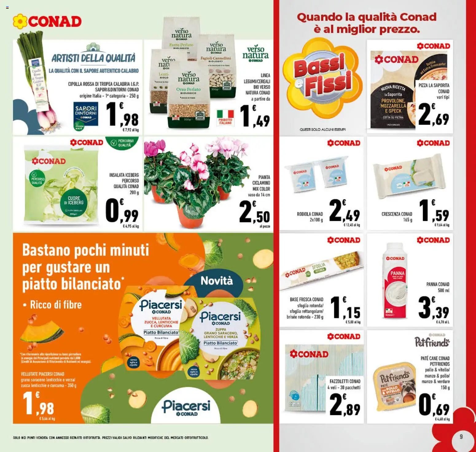 Anteprima dell'opuscolo Conad volantino Campania dal negozio Conad valido da 21/10/2026 - Pollo, Manzo, Cipolla, Robiola, Panna, Fazzoletti, Cannellini, Lenti