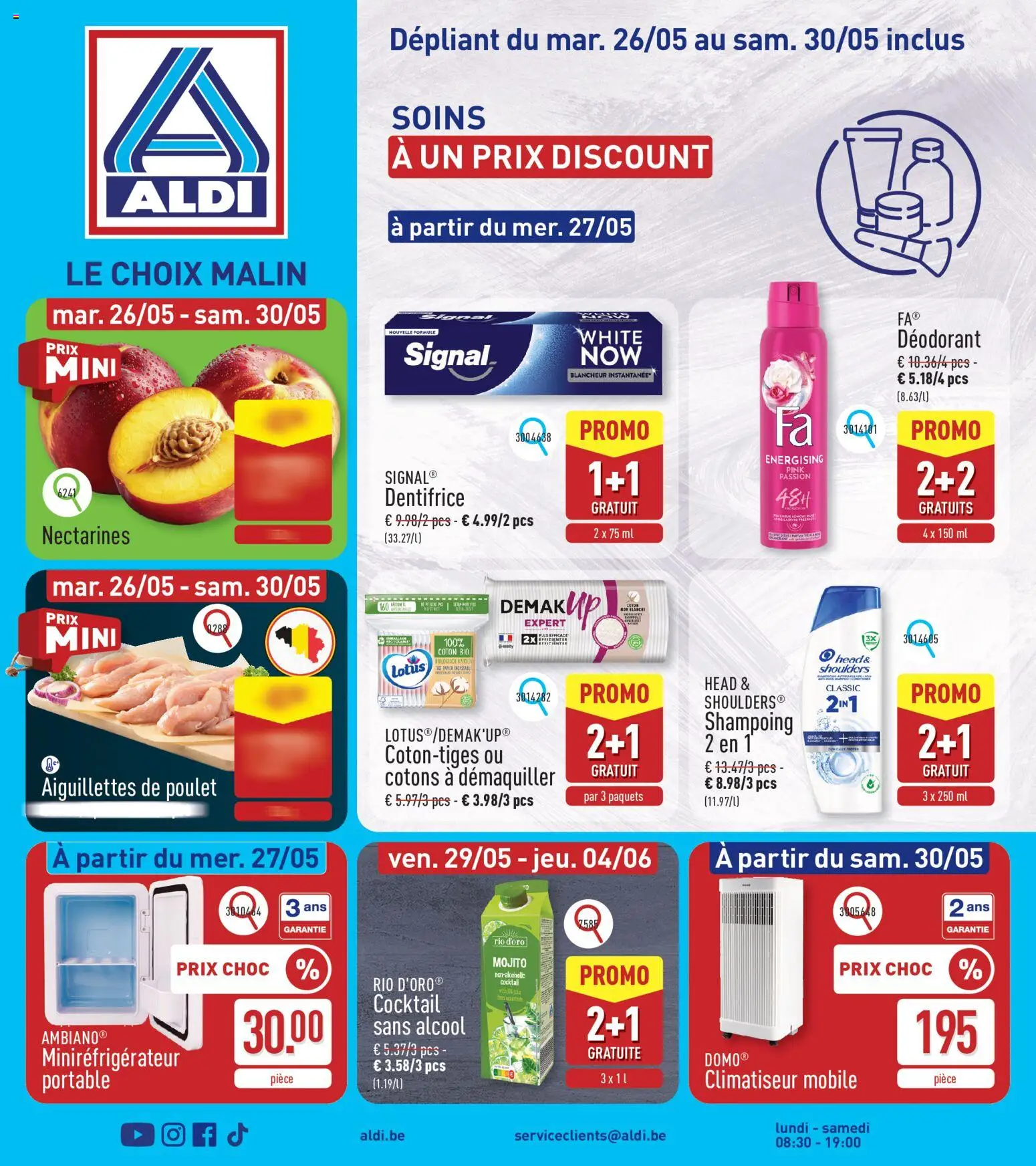 Voorbeeld van Aldi Folder de la semaine 22 van winkel Aldi geldig vanaf 26/05/2026