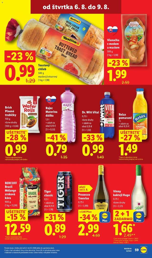 Nový Lidl leták od 03.08.