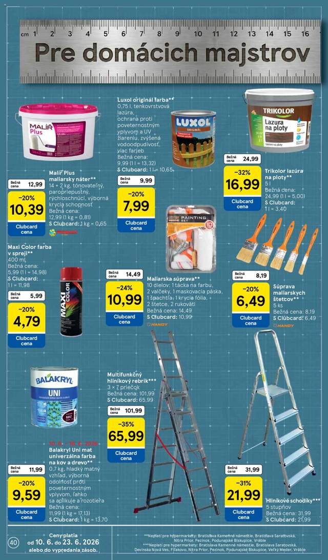 Nový Tesco leták od 10.06.