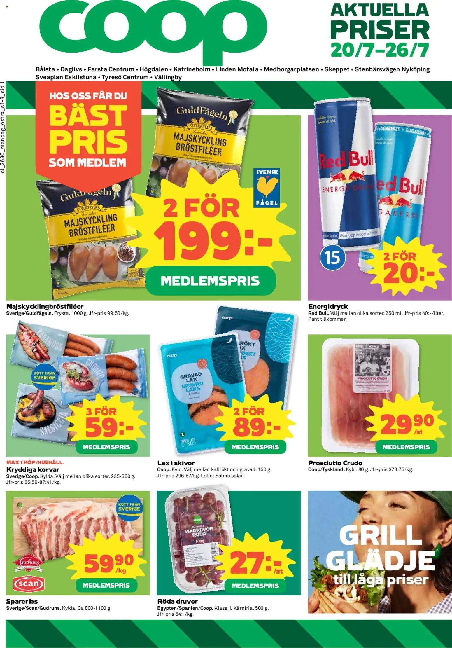 Förhandsgranska reklamblad Coop Daglivs erbjudanden från butik Coop Daglivs gäller från 20/07/2026