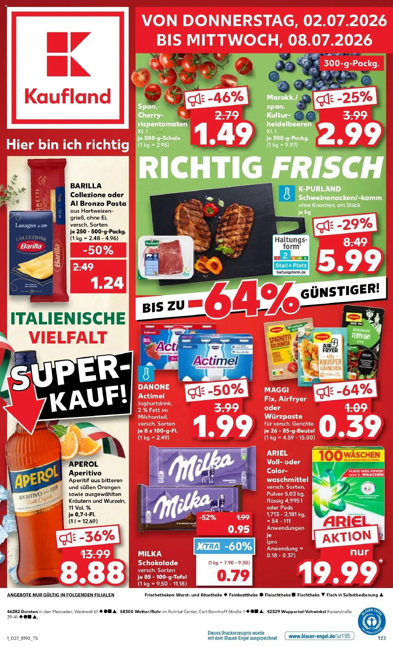 Vorschau von dem Prospekt des Geschäftes Kaufland, gültig ab dem 02.07.2026