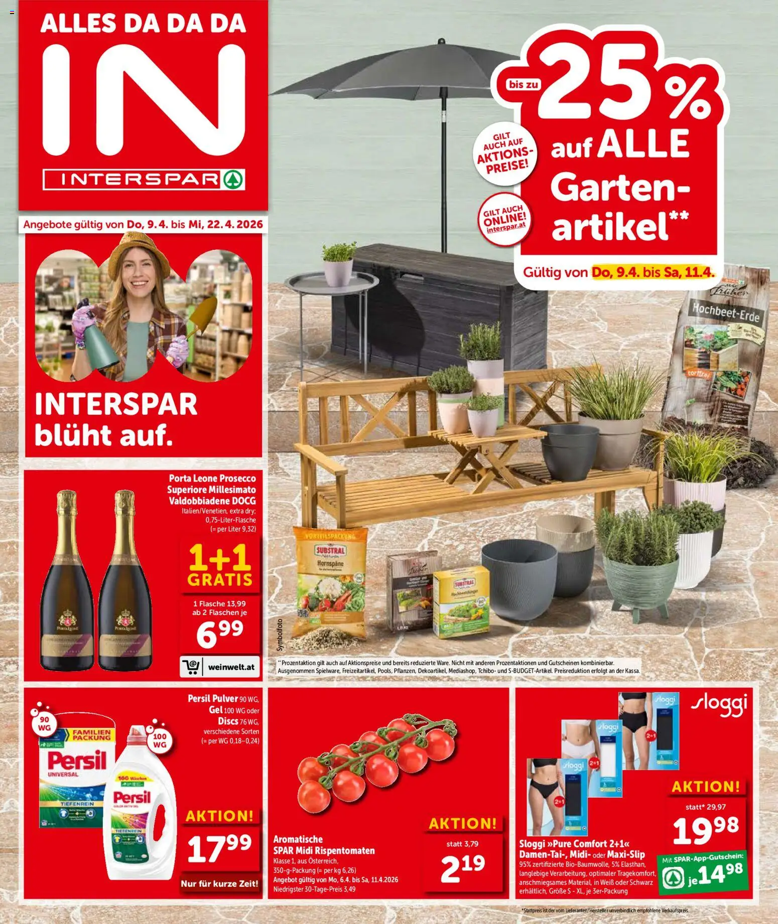 Vorschau der Angebote: Interspar Interspar Flugblatt - Vorarlberg gültig ab 09.04.2026 - Prosecco
