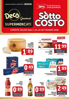 Anteprima dell'opuscolo Decò volantino Gourmet dal negozio Decò valido da 01/09/2026