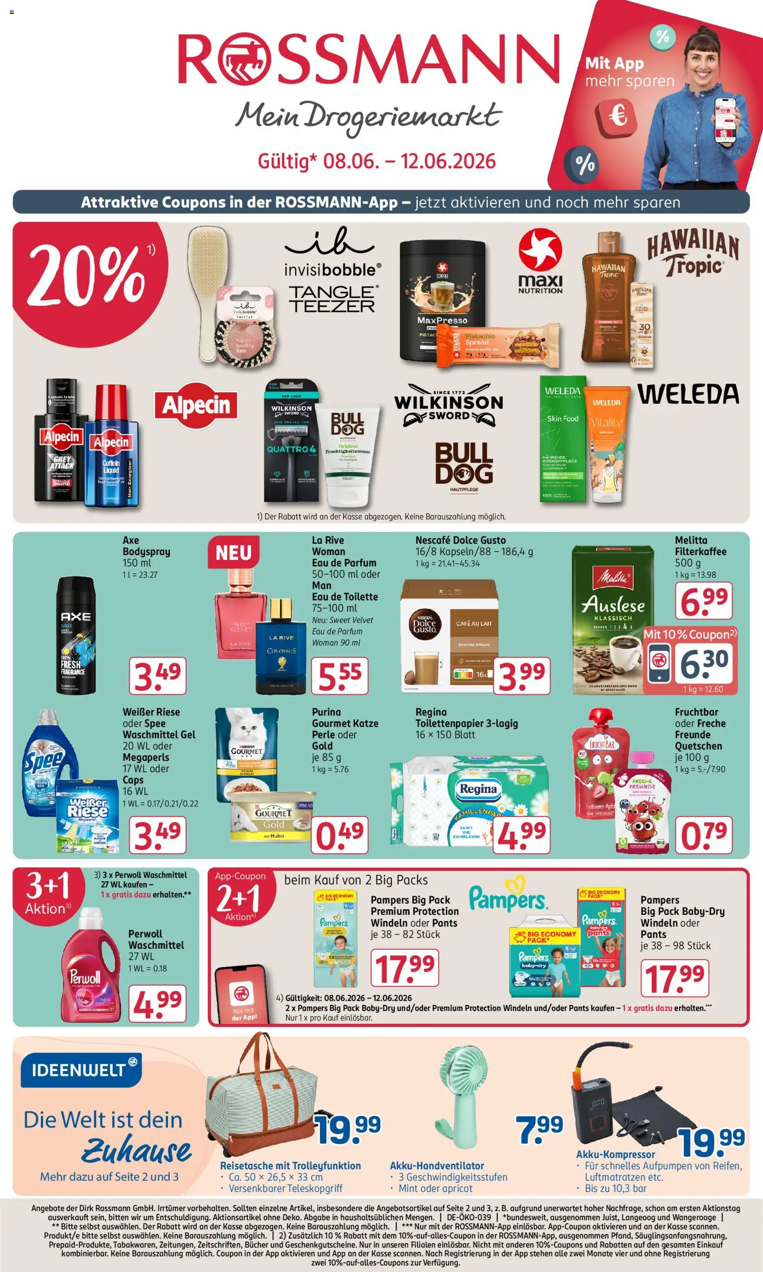 Vorschau von dem Prospekt des Geschäftes Rossmann, gültig ab dem 08.06.2026