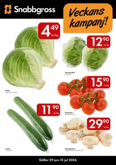 Förhandsgranska reklamblad Snabbgross erbjudanden från butik Snabbgross gäller från 29/06/2026