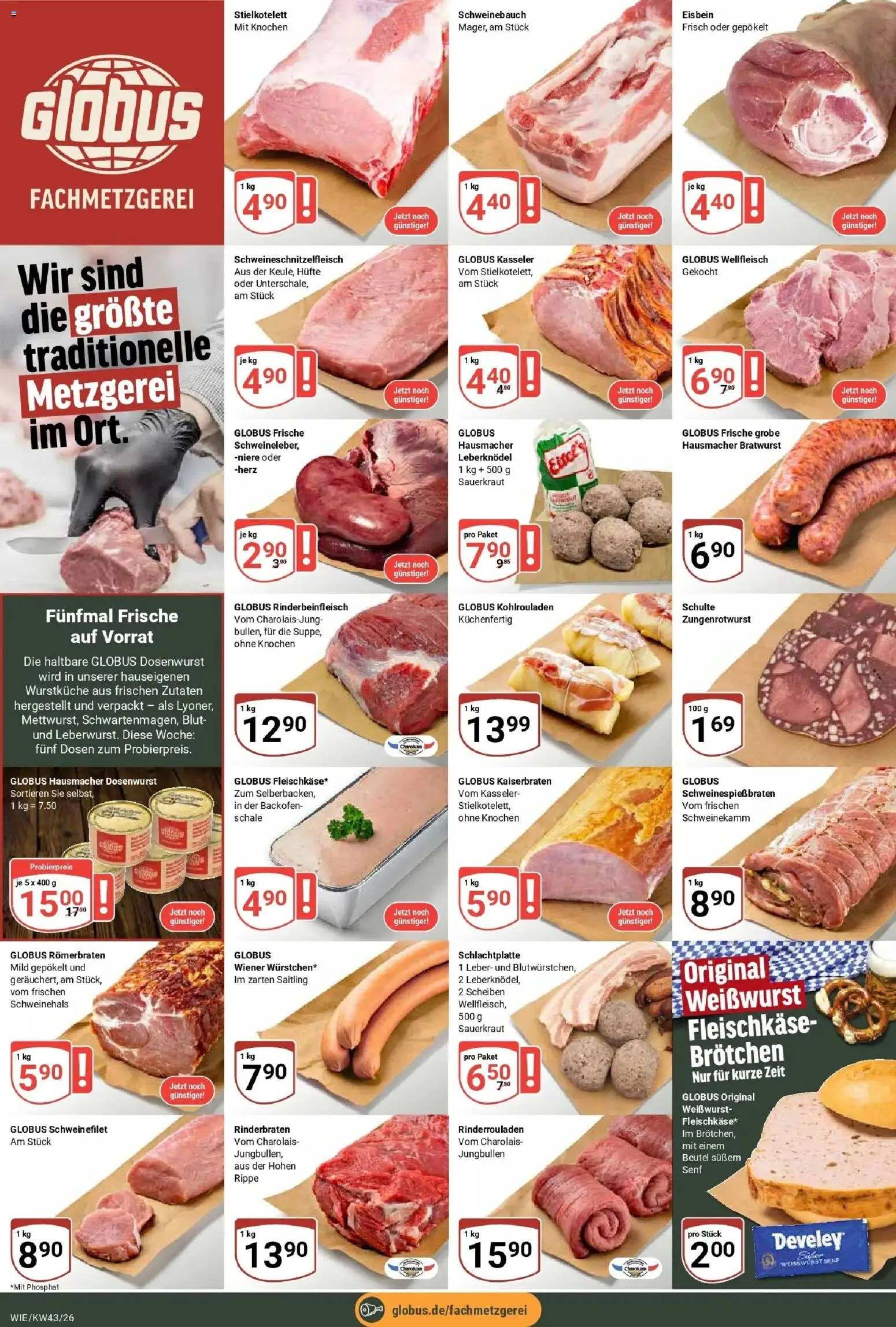 Vorschau von dem Prospekt des Geschäftes Globus, gültig ab dem 19.10.2026