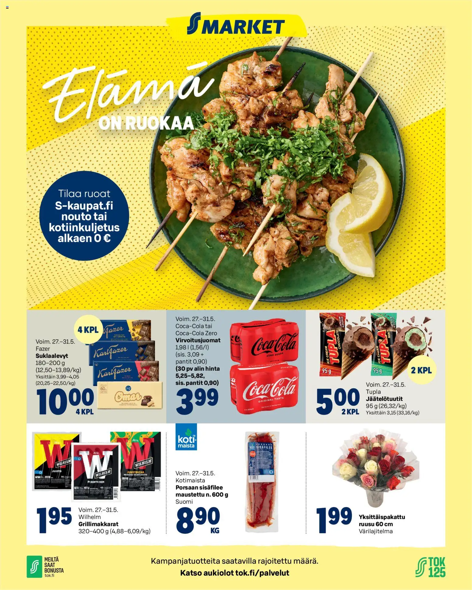 Kaupan S-market S-market tarjoukset - Elämä on ruokaa esikatselu, voimassa 27/05/2026