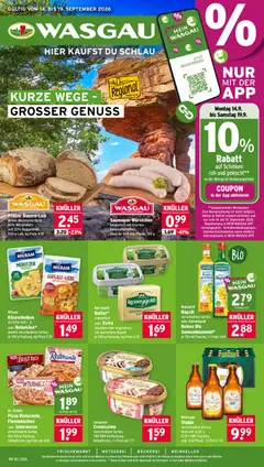 Vorschau von dem Prospekt des Geschäftes Wasgau, gültig ab dem 14.09.2026