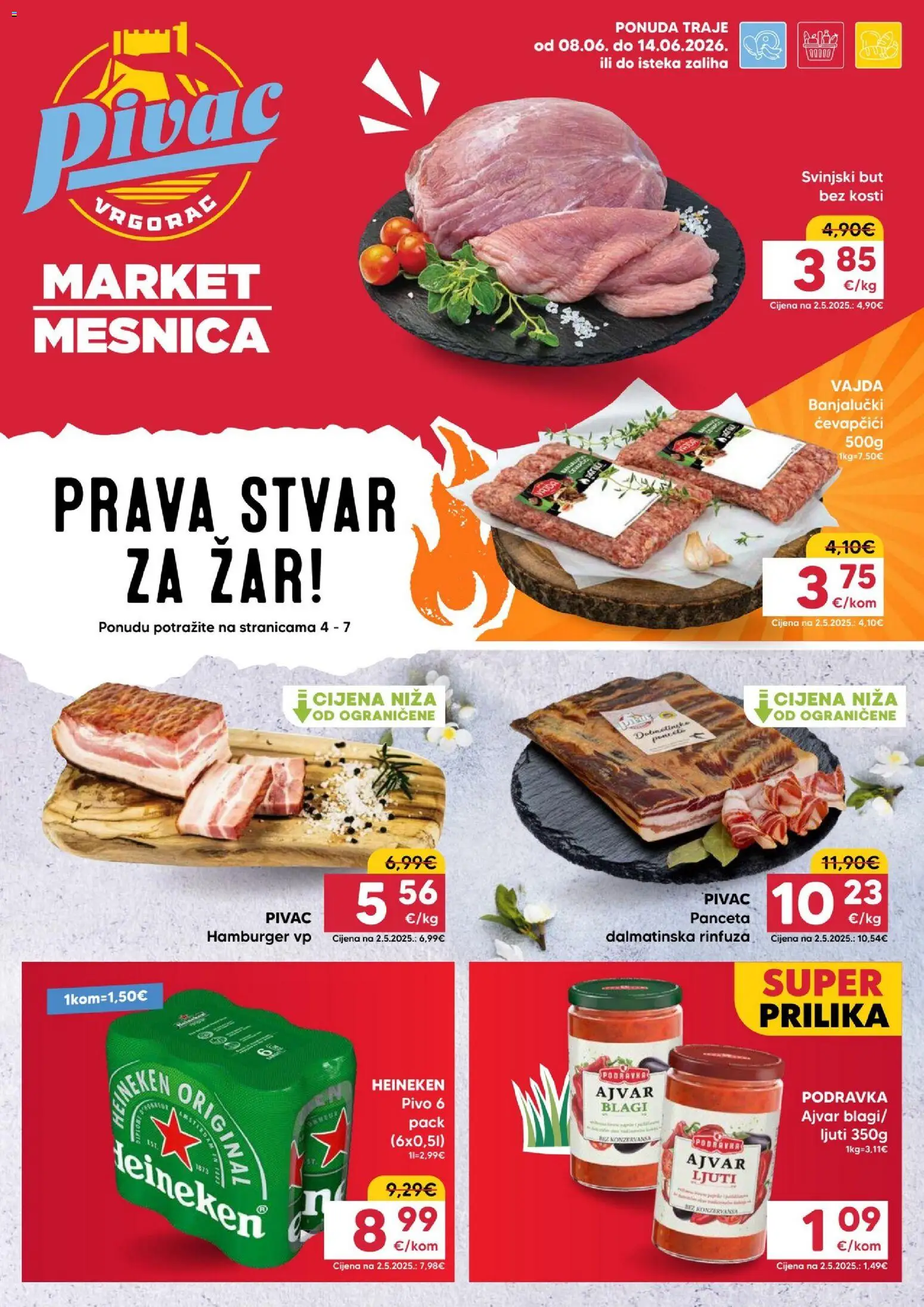 Pregled letka Pivac Katalog trgovine Pivac vrijedi od 08.06.2026