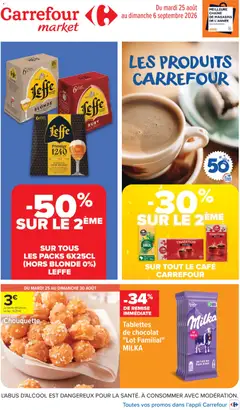 Prévisualisation de Carrefour Market Les produits carrefour du magasin Carrefour Market formulaire valide 25/08/2026
