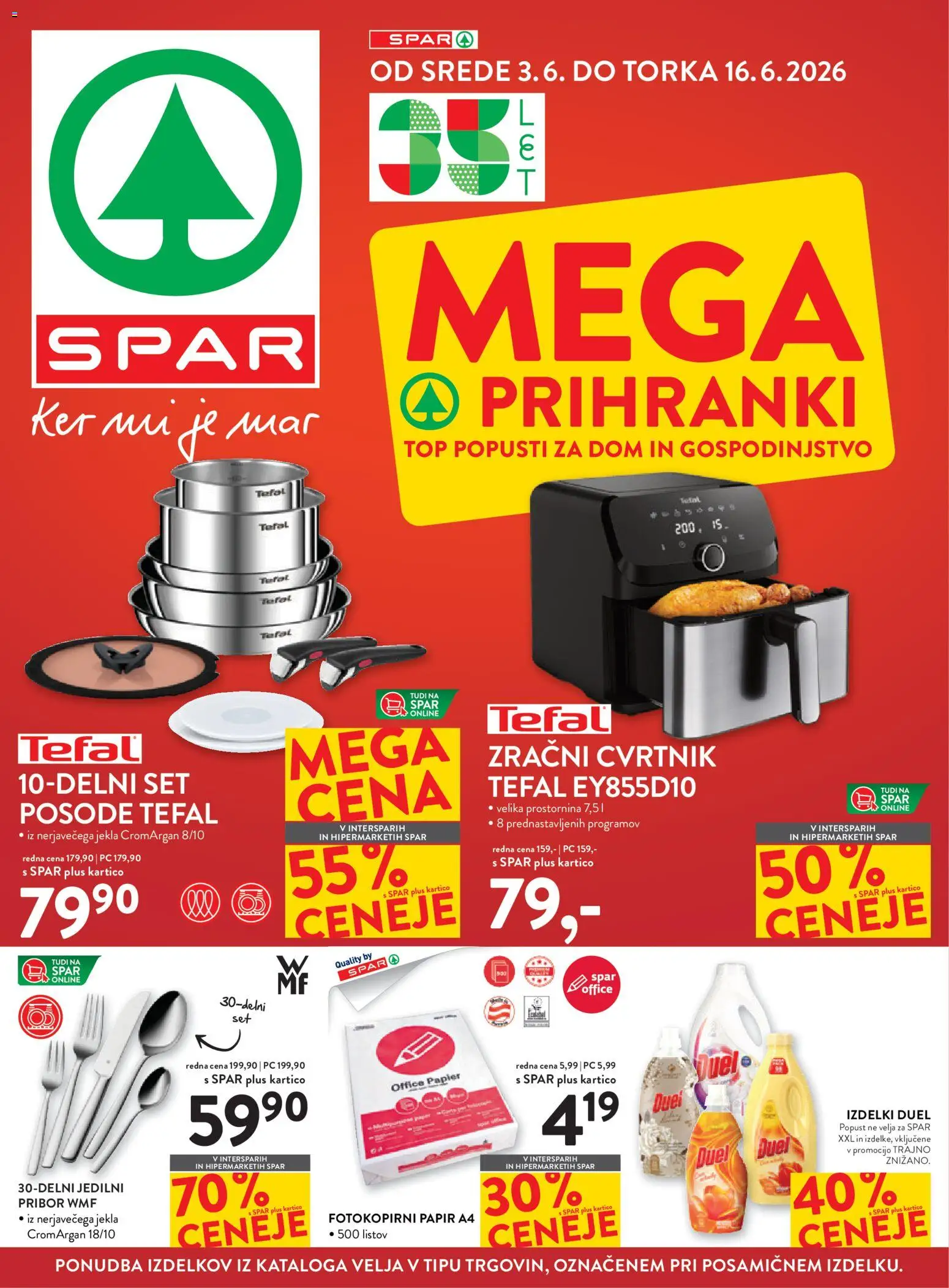 Predogled kataloga iz trgovine Spar veljaven od 03.06.2026 - Pribor