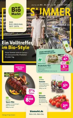 Vorschau von dem Prospekt des Geschäftes BioMarkt, gültig ab dem 01.07.2026