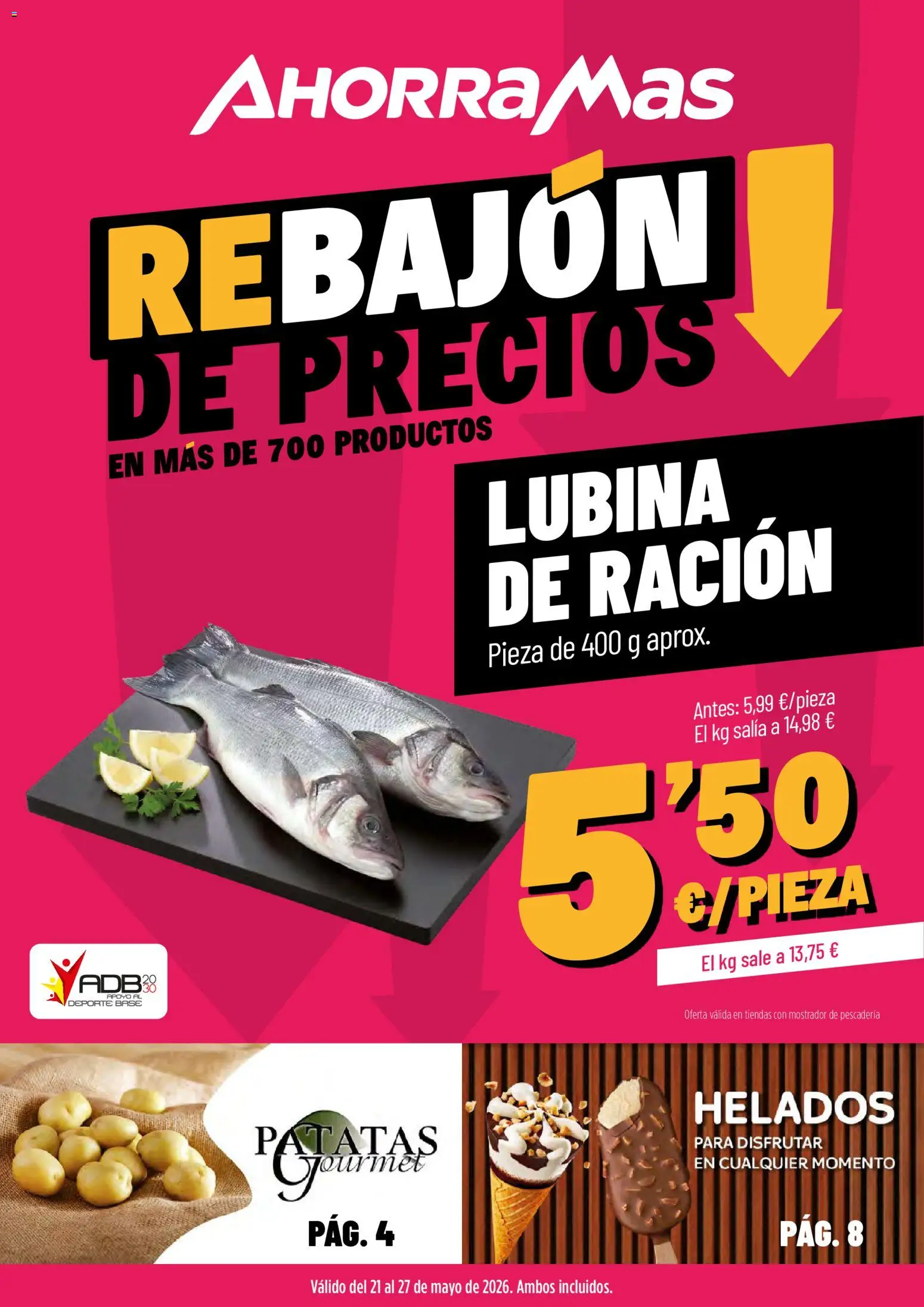 Vista previa del folleto de la tienda AhorraMas válido desde el 21/05/2026 